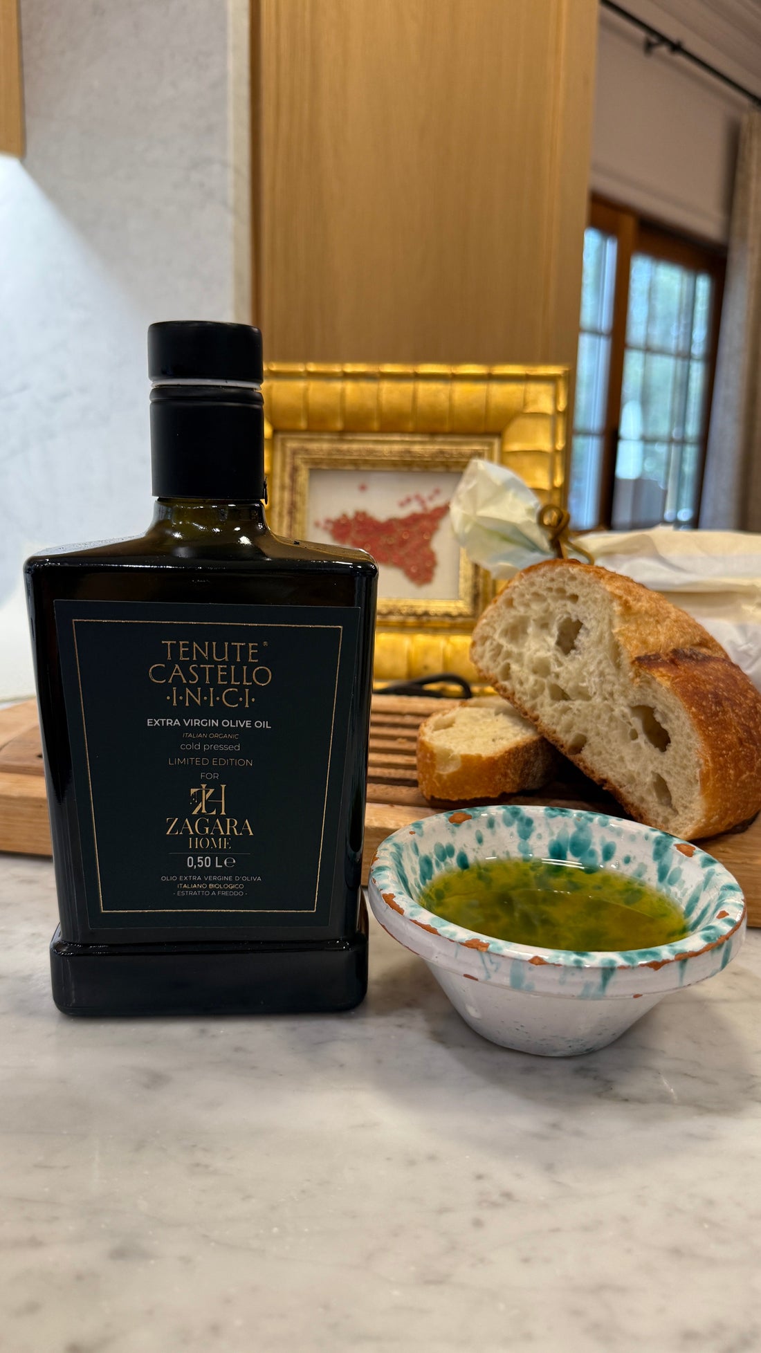 ZAGARA Home Sicilian Extra Virgin Olive Oil - 0.5 L (Limited Edition)
