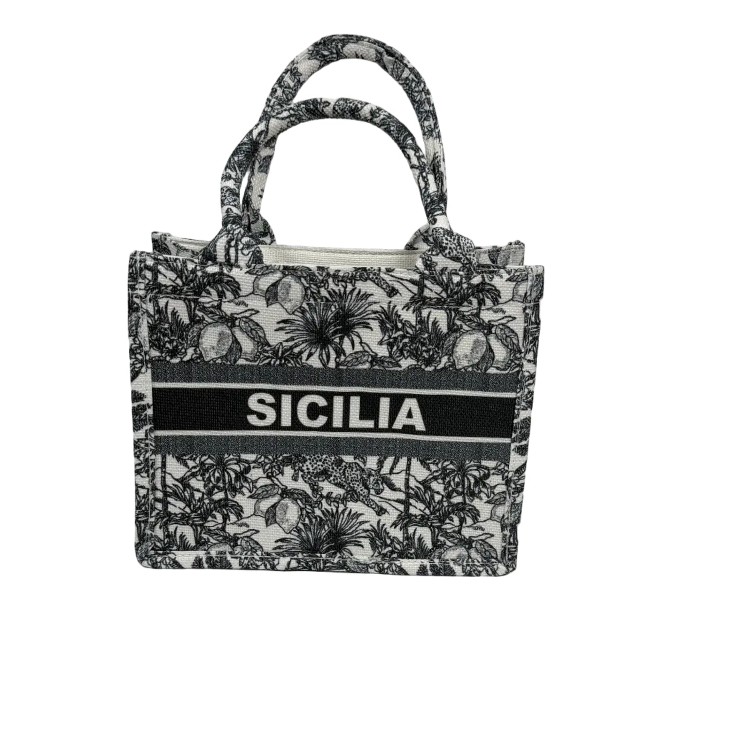 Borsetta Shopper Nero Sicilia