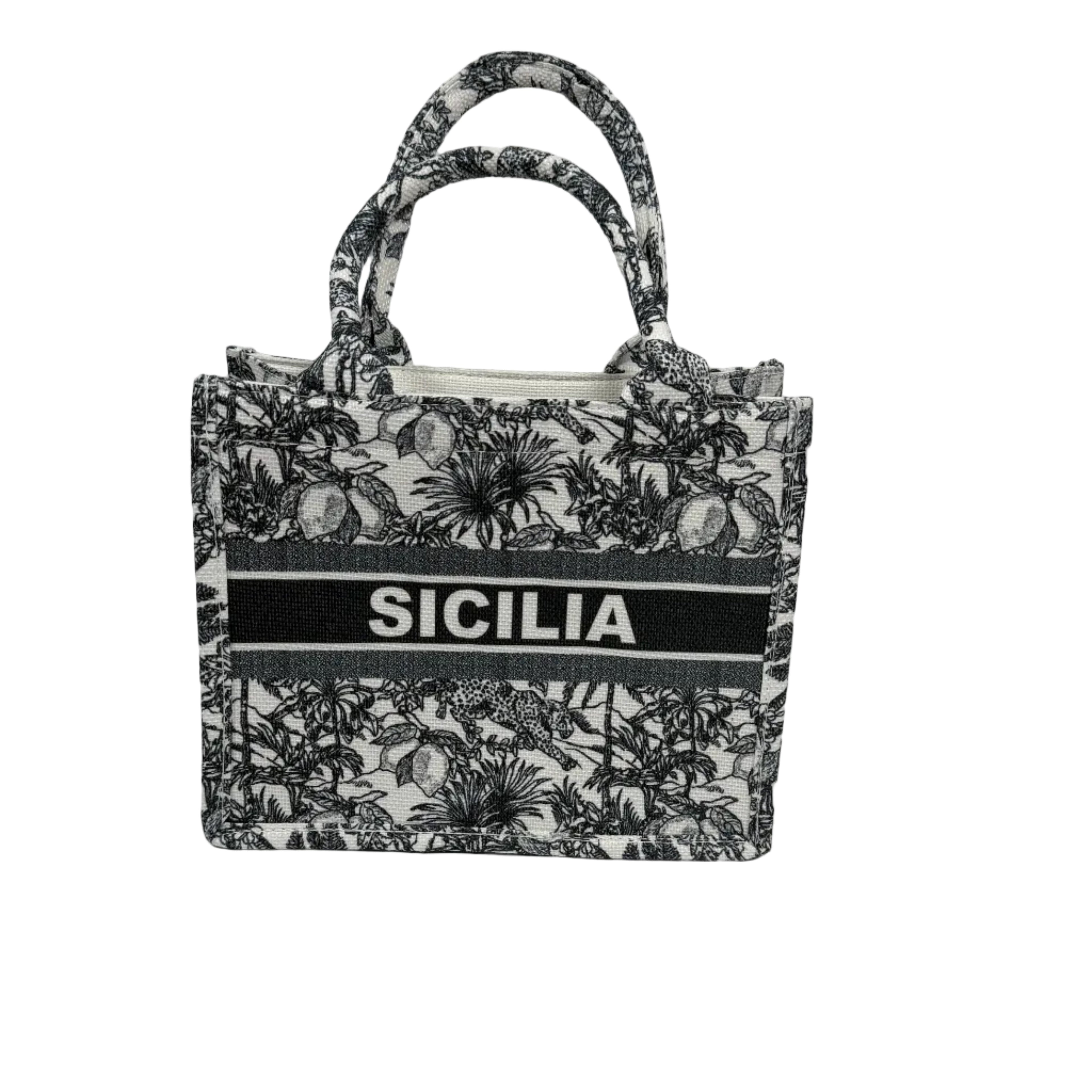 Borsetta Shopper Nero Sicilia