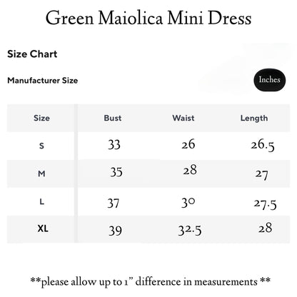 Villa Blue Maiolica Mini Dress By Dolce Vita Chic