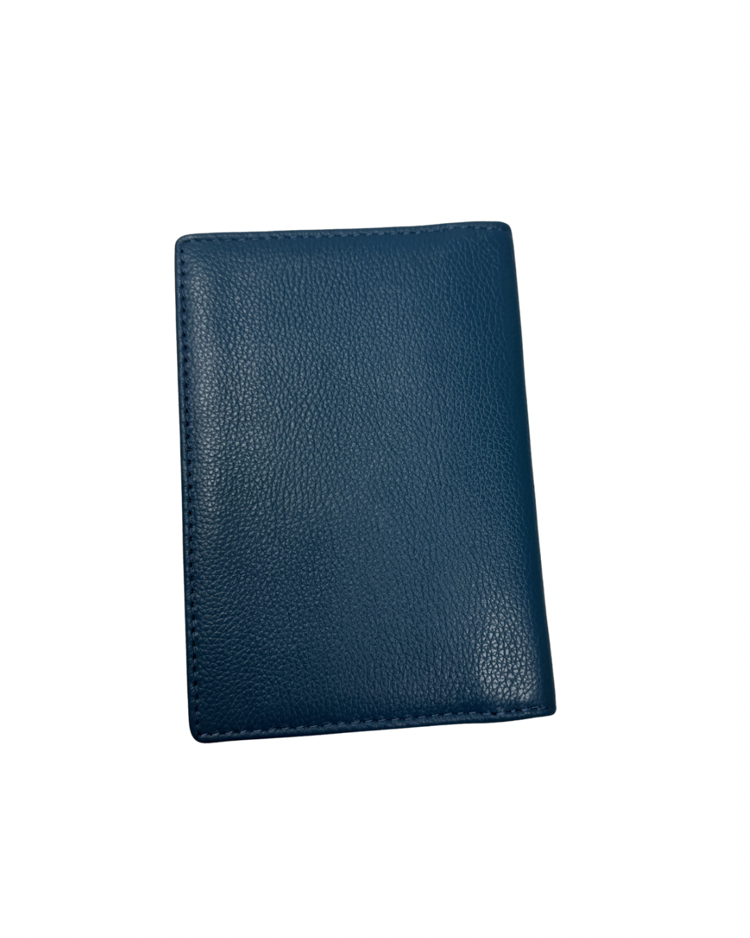 Blue Leather Passport Cover