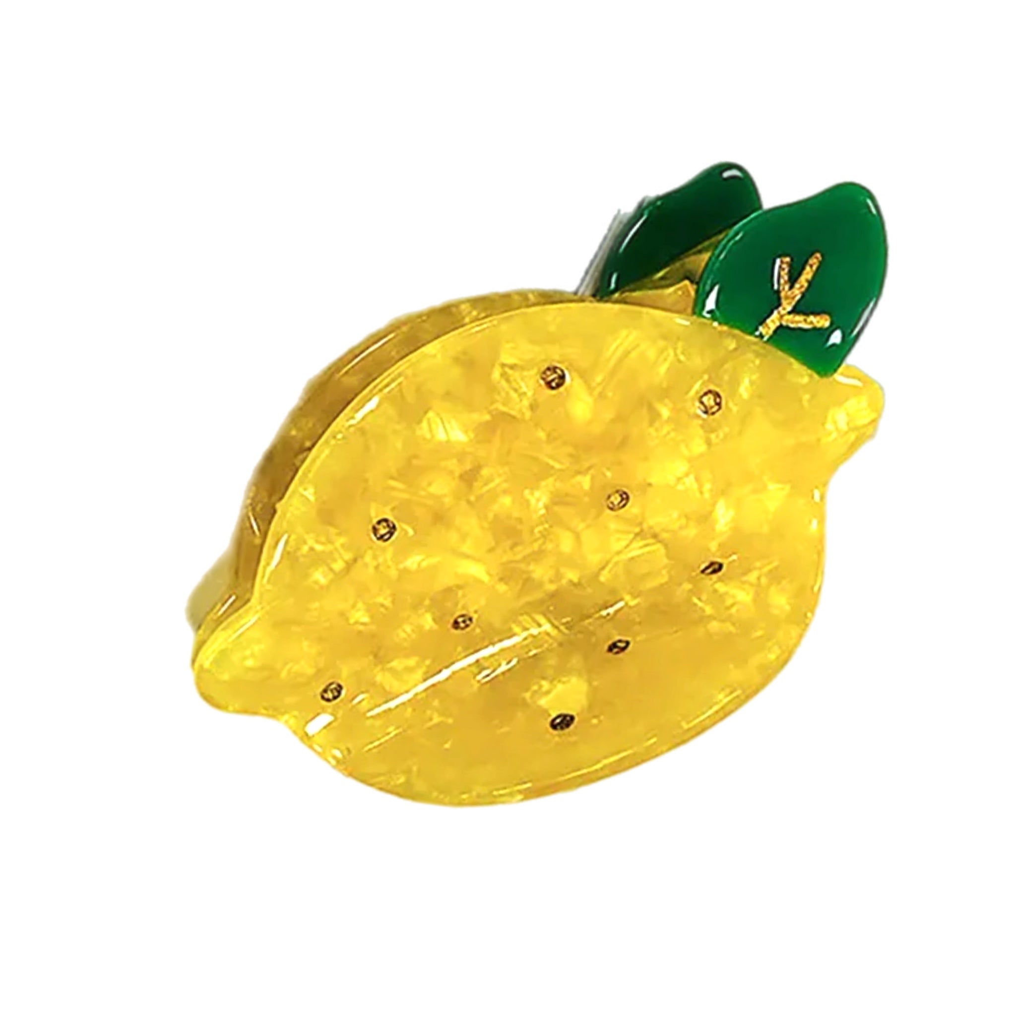 Lemon Acrylic Hair Clip