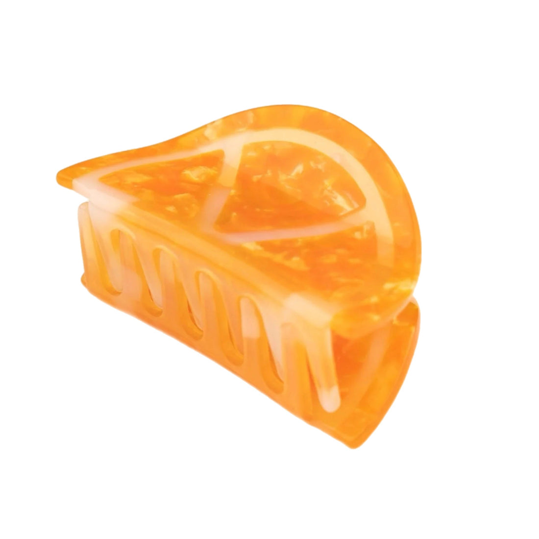 Orange Acrylic Hair Clip