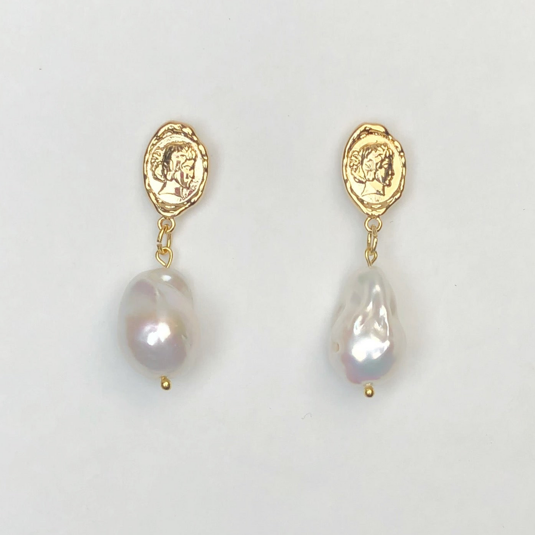 Queen Constance Pearl Drop Earrings