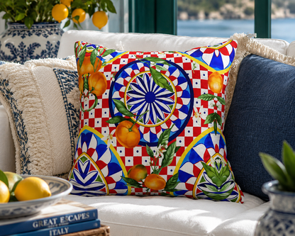 Arance Di Sicilia Pillow Cover