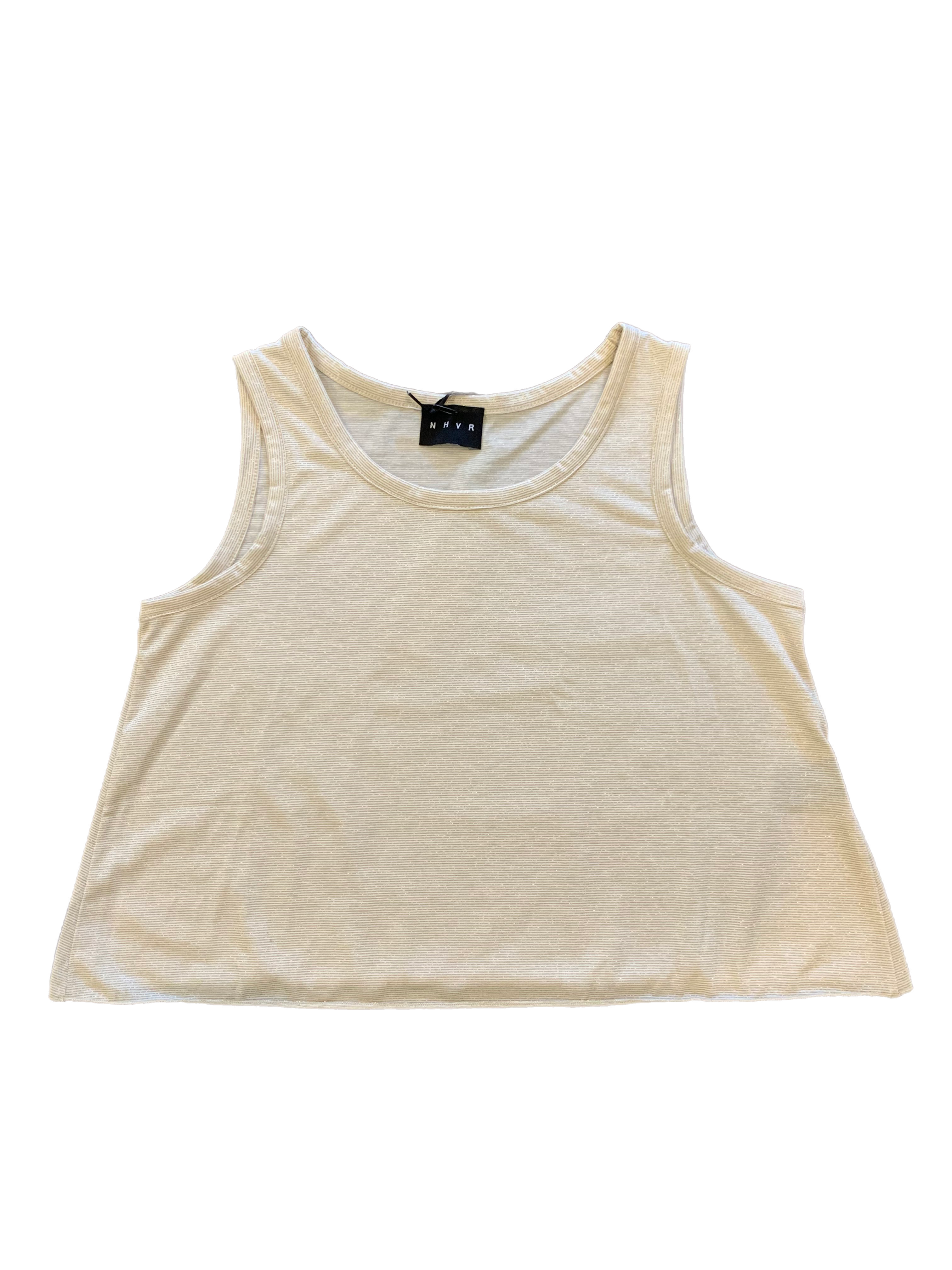 NHVR Gold Foil Canotta Top