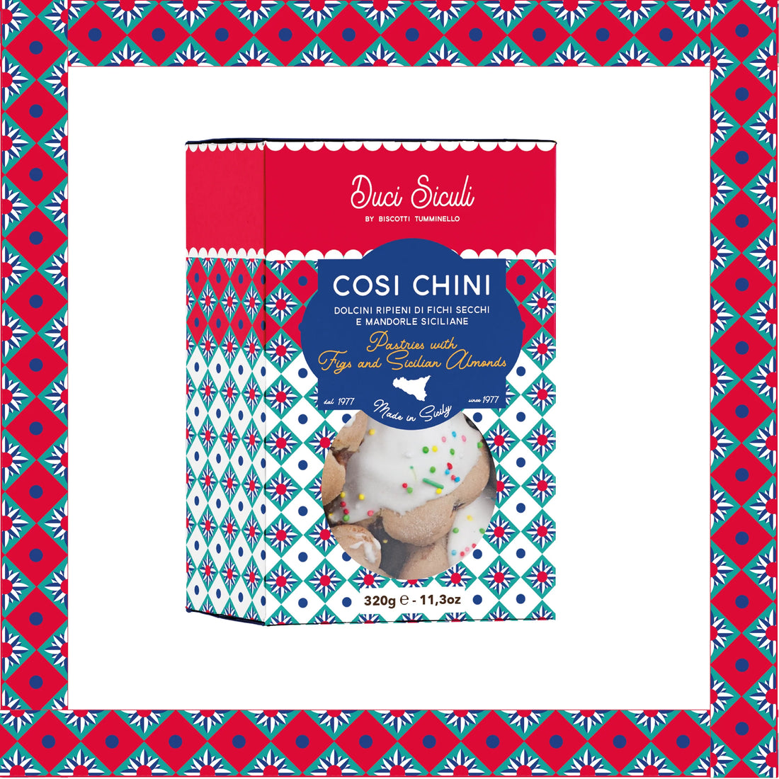 “Cosi Chini” Traditional Sicilian Fig Cookies