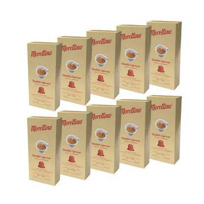Morettino Espresso Capsules Compatible with Nespresso - 10 pcs