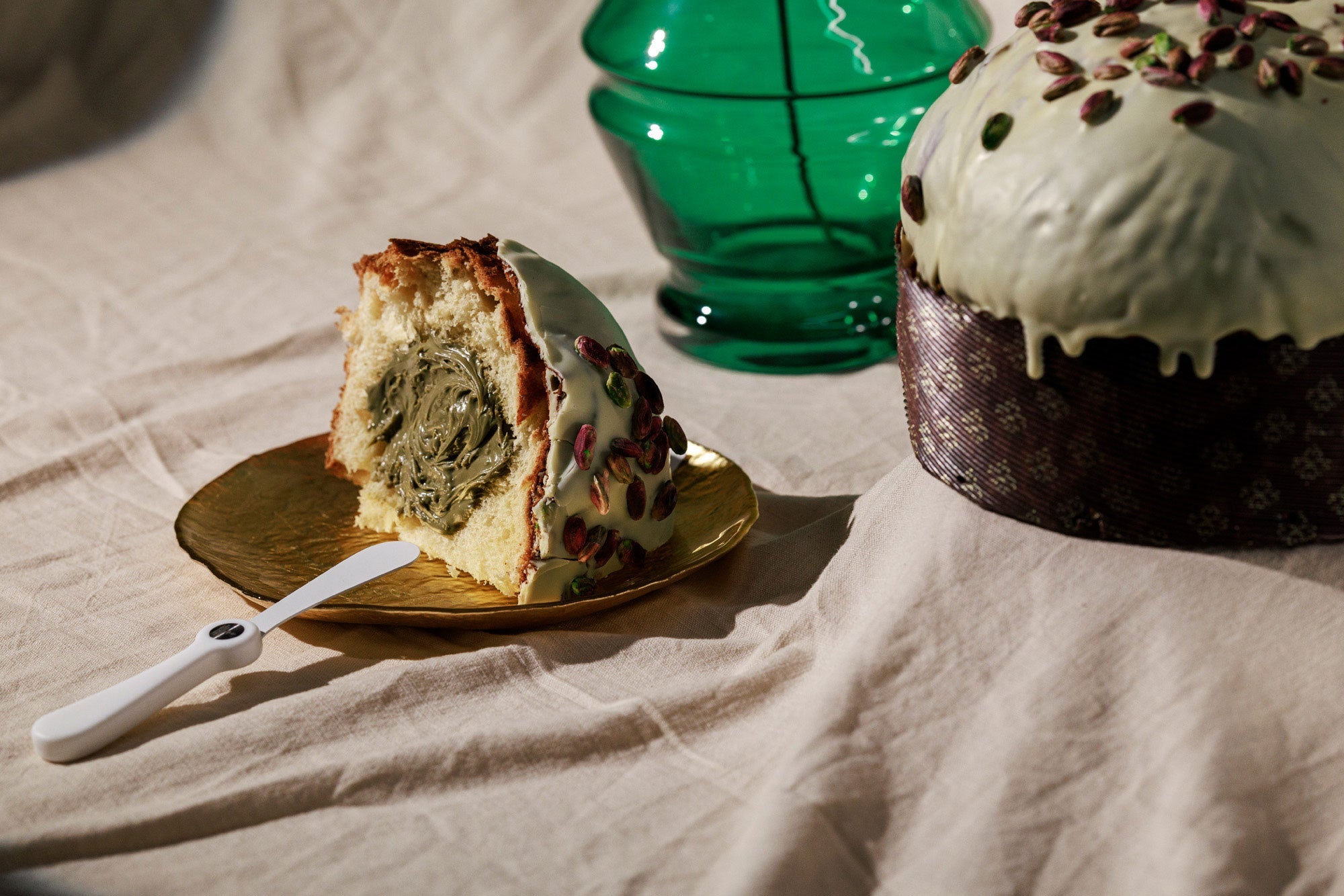 Sicilian Pistacchio Panettone - 2.25 lbs